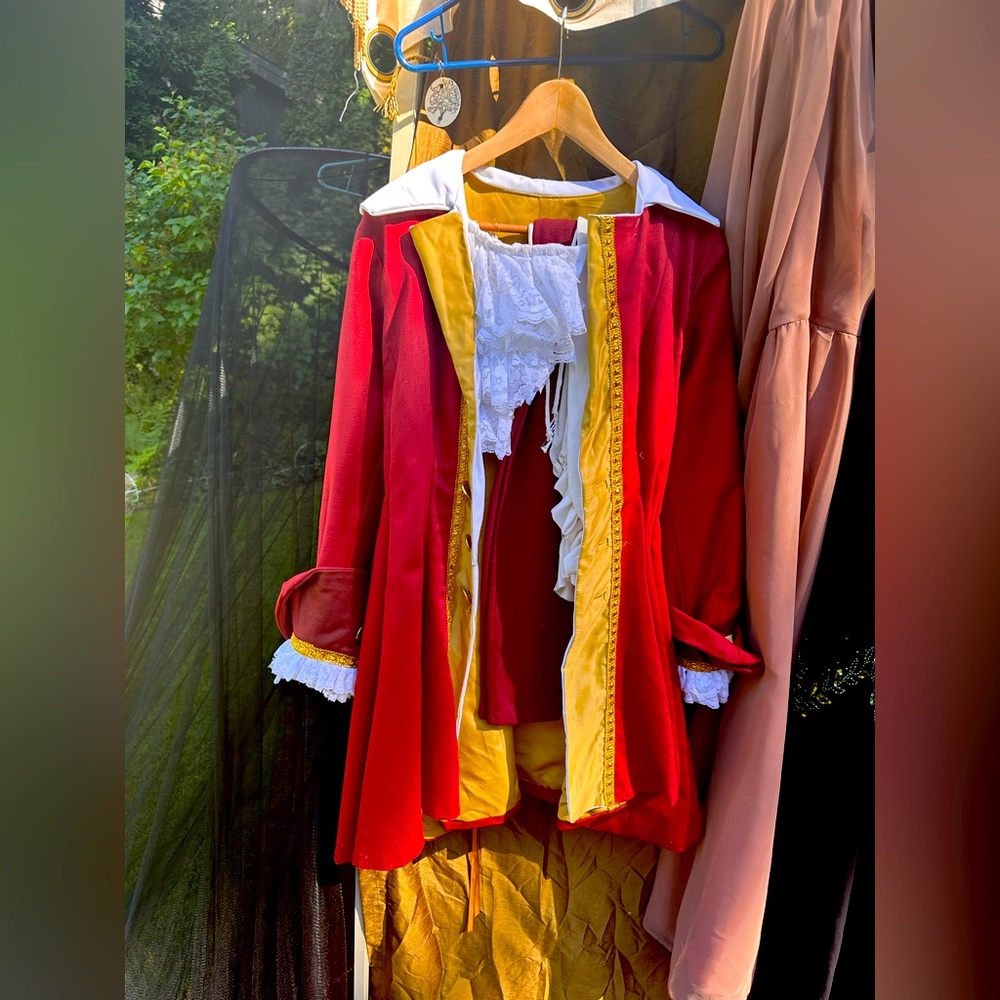 Captain Hook Jacket/ Pirate Coat- WITH HAT